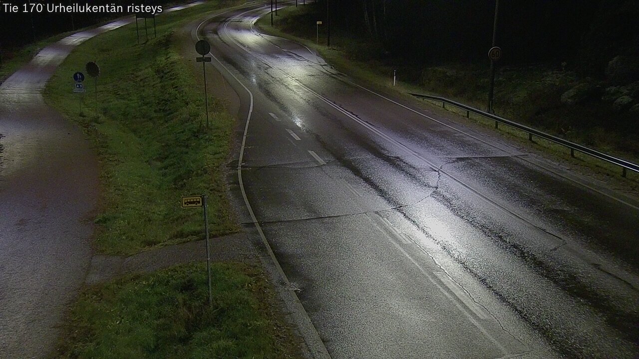 Kelikamerat Kuva Tie 170 Virolahti Urheilukentän risteys, Virolahti, Kymenlaakso