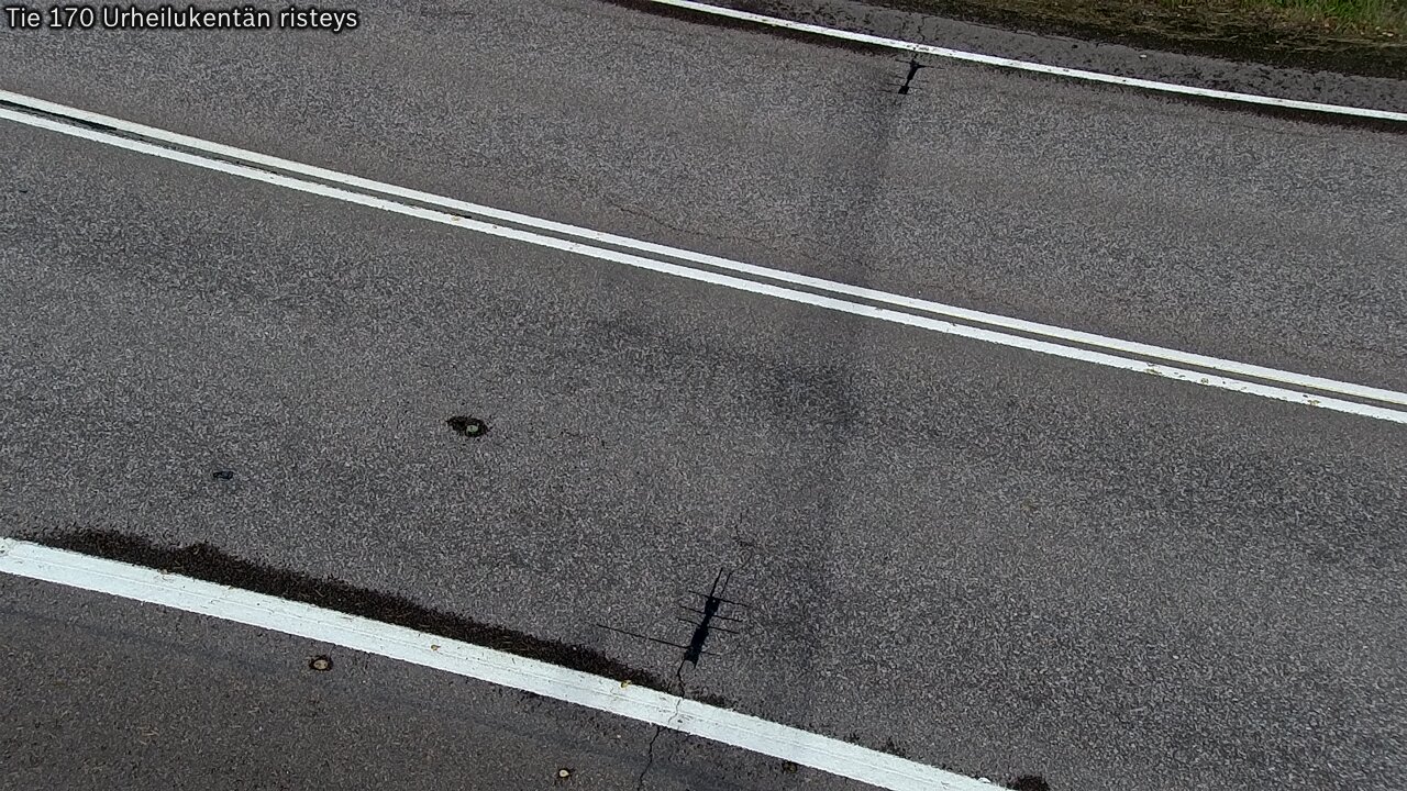 Weather Camera Image Väg 170 Vederlax Idrottsplatsen korsnin, Virolahti, Kymenlaakso