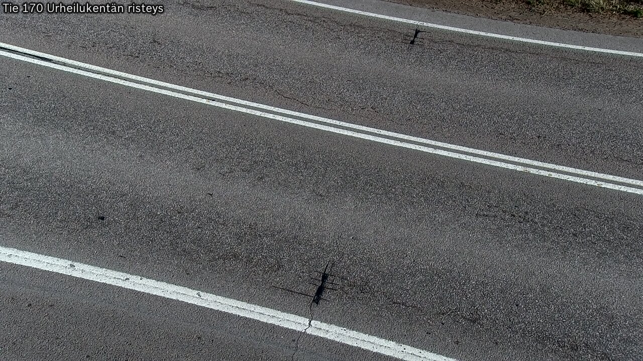 Weather Camera Image Väg 170 Vederlax Idrottsplatsen korsnin, Virolahti, Kymenlaakso
