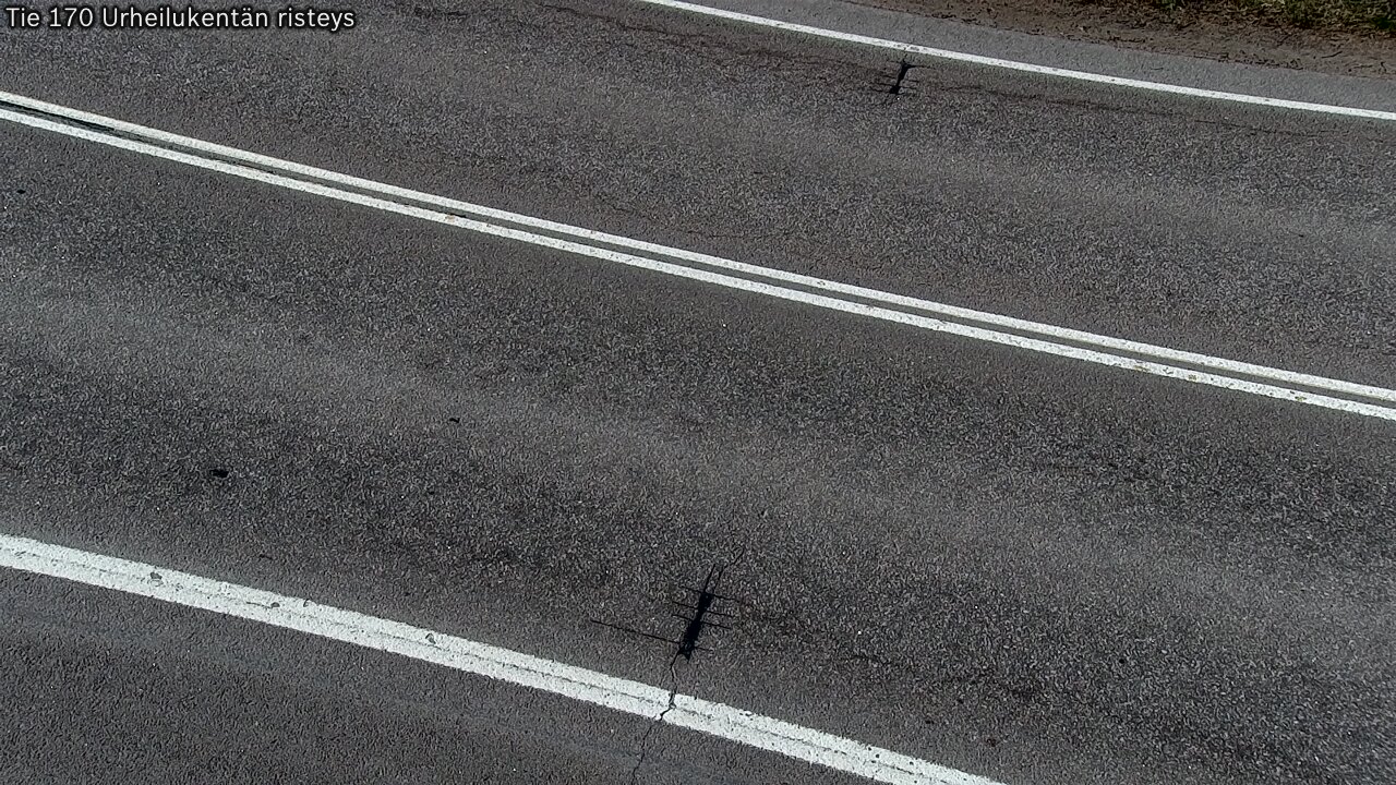 Weather Camera Image Väg 170 Vederlax Idrottsplatsen korsnin, Virolahti, Kymenlaakso