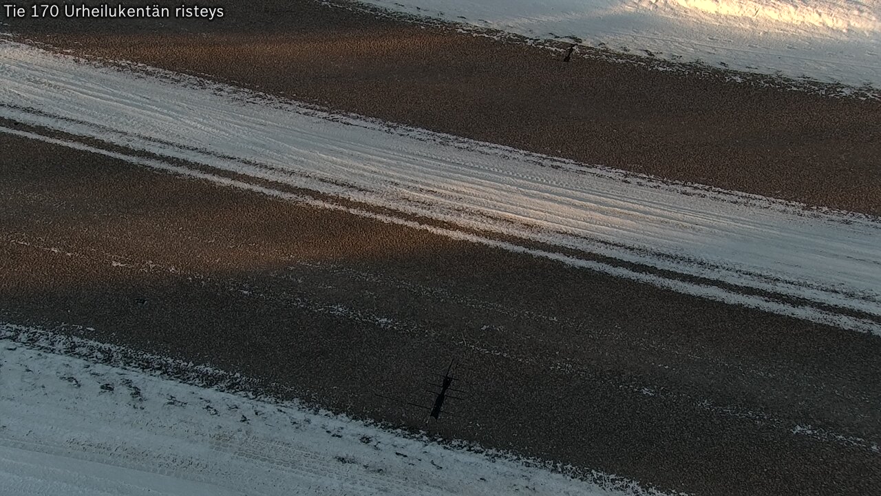 Weather Camera Image Väg 170 Vederlax Idrottsplatsen korsnin, Virolahti, Kymenlaakso