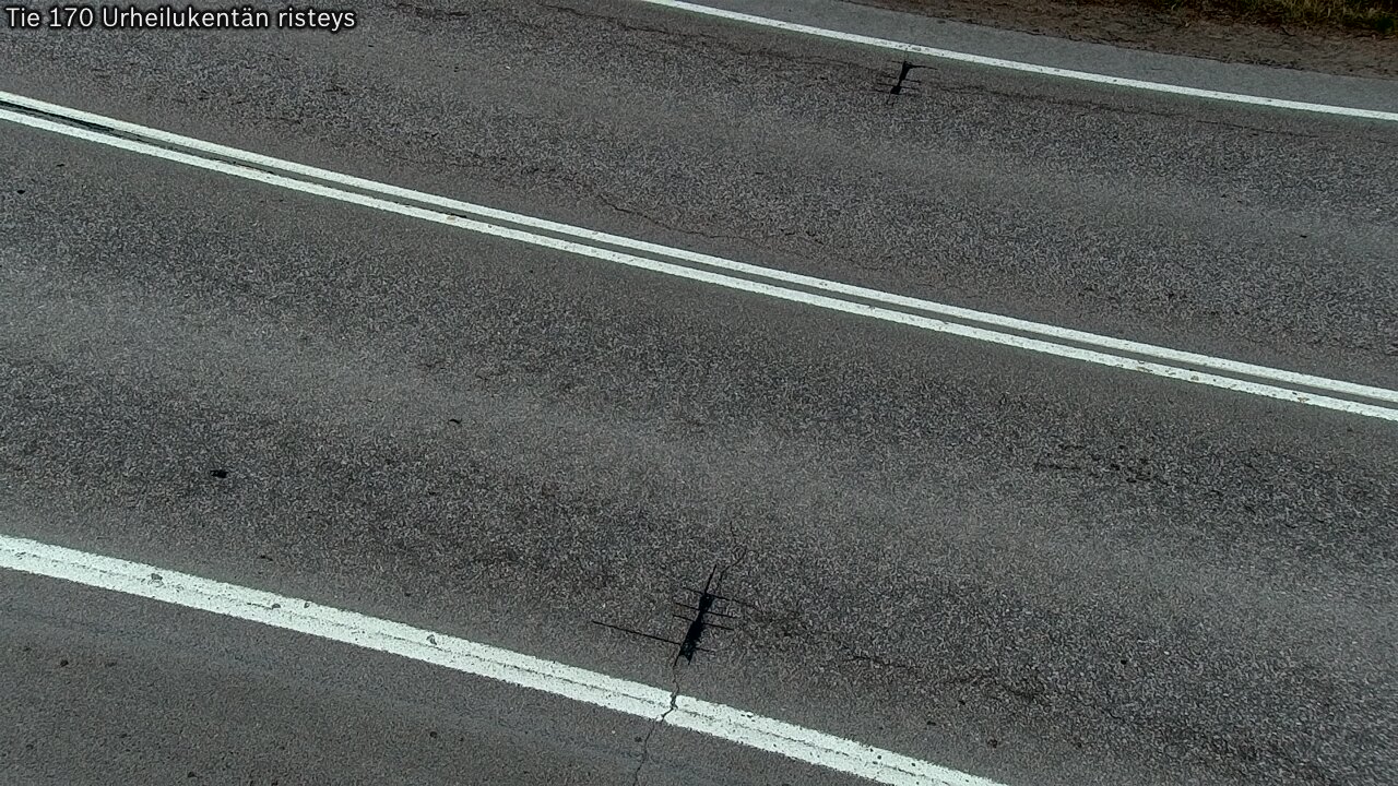 Weather Camera Image Road 170 Virolahti Sports field crossing, Virolahti, Kymenlaakso