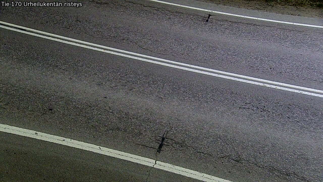 Weather Camera Image Väg 170 Vederlax Idrottsplatsen korsnin, Virolahti, Kymenlaakso