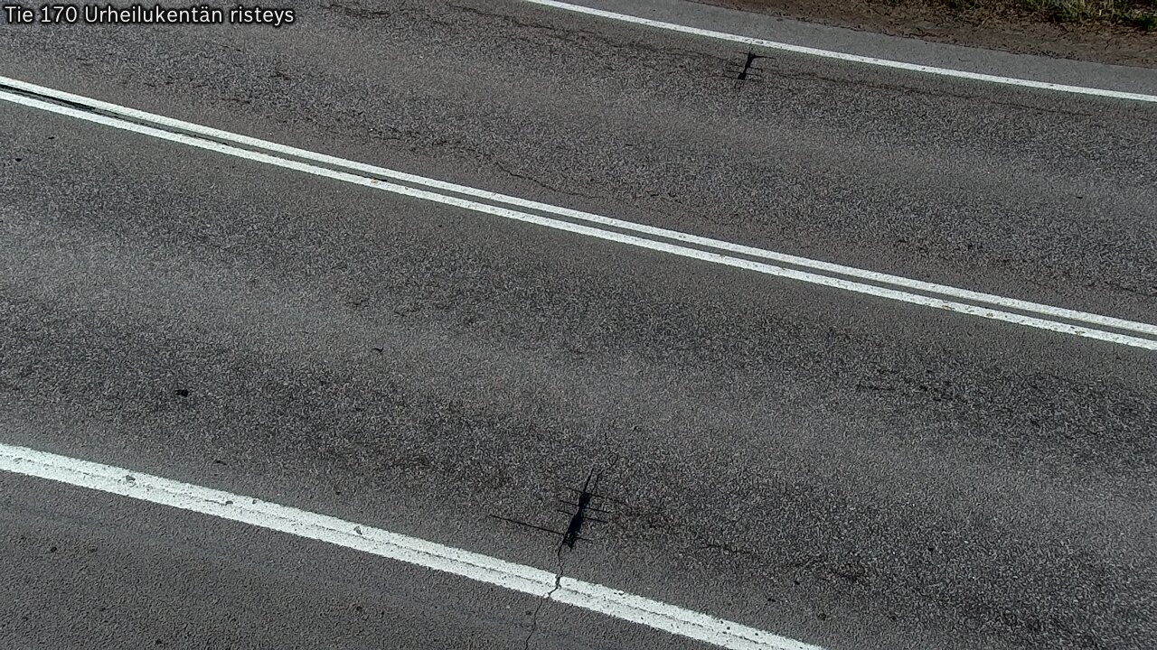 Weather Camera Image Väg 170 Vederlax Idrottsplatsen korsnin, Virolahti, Kymenlaakso