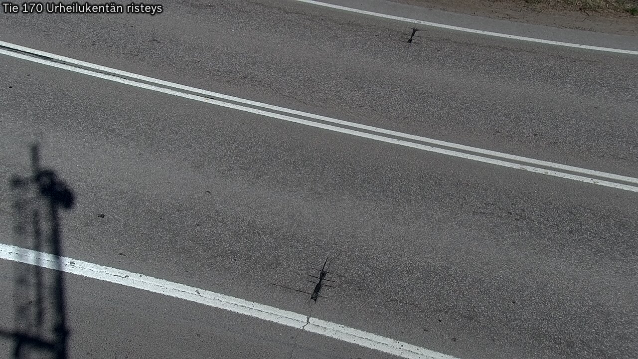 Weather Camera Image Väg 170 Vederlax Idrottsplatsen korsnin, Virolahti, Kymenlaakso