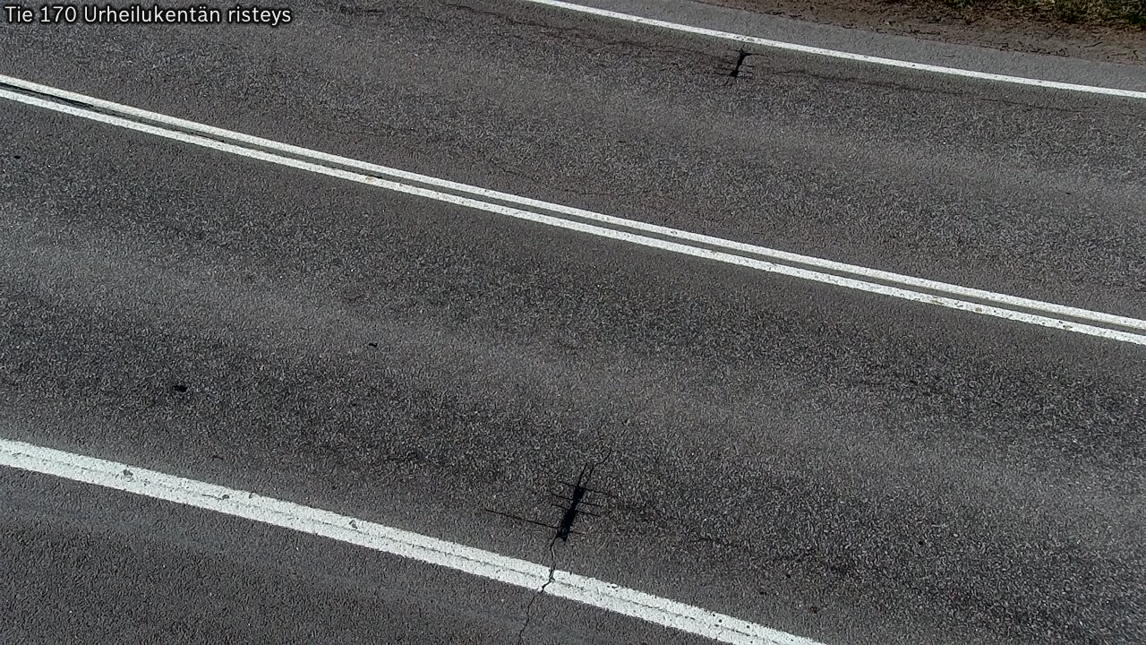 Weather Camera Image Väg 170 Vederlax Idrottsplatsen korsnin, Virolahti, Kymenlaakso
