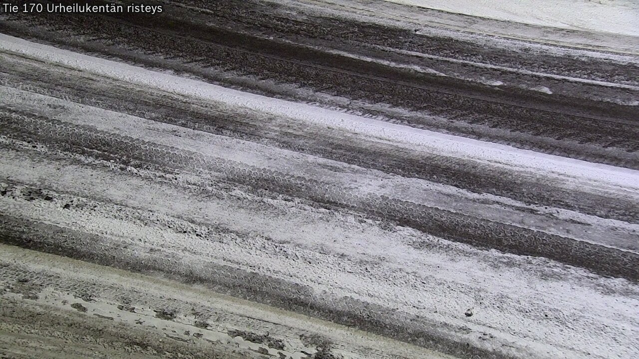 Weather Camera Image Väg 170 Vederlax Idrottsplatsen korsnin, Virolahti, Kymenlaakso