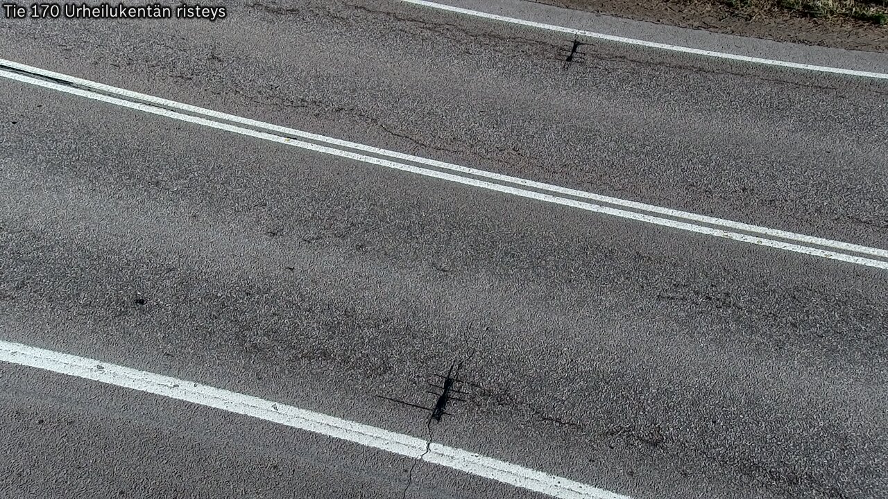 Weather Camera Image Väg 170 Vederlax Idrottsplatsen korsnin, Virolahti, Kymenlaakso