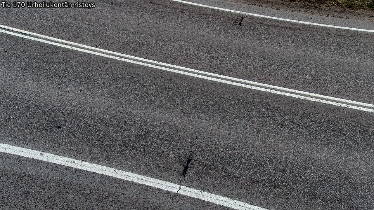 Weather Camera Image Väg 170 Vederlax Idrottsplatsen korsnin, Virolahti, Kymenlaakso