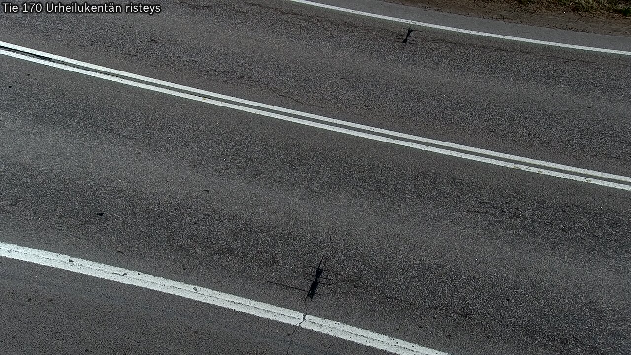 Weather Camera Image Väg 170 Vederlax Idrottsplatsen korsnin, Virolahti, Kymenlaakso
