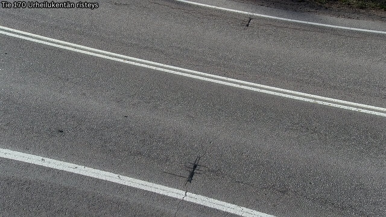 Weather Camera Image Väg 170 Vederlax Idrottsplatsen korsnin, Virolahti, Kymenlaakso