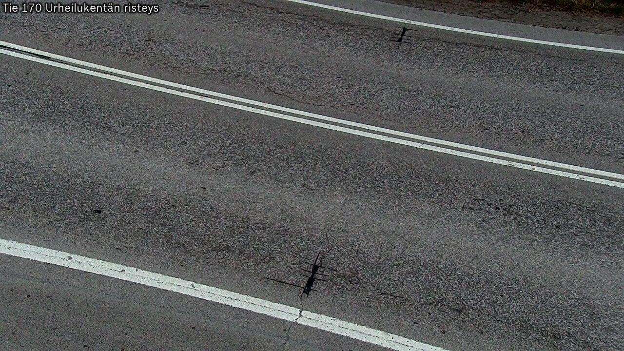 Weather Camera Image Väg 170 Vederlax Idrottsplatsen korsnin, Virolahti, Kymenlaakso