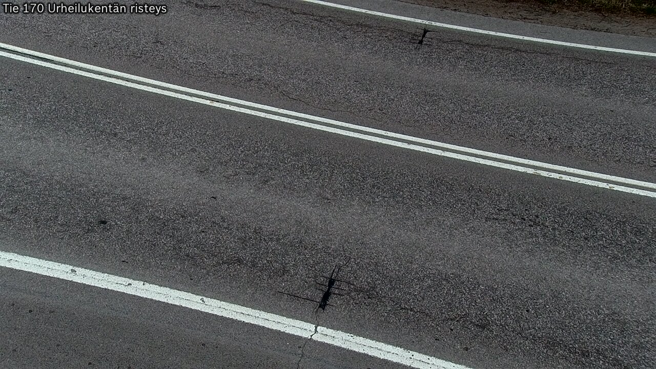 Weather Camera Image Väg 170 Vederlax Idrottsplatsen korsnin, Virolahti, Kymenlaakso