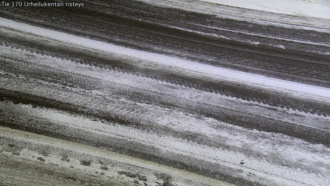 Weather Camera Image Väg 170 Vederlax Idrottsplatsen korsnin, Virolahti, Kymenlaakso