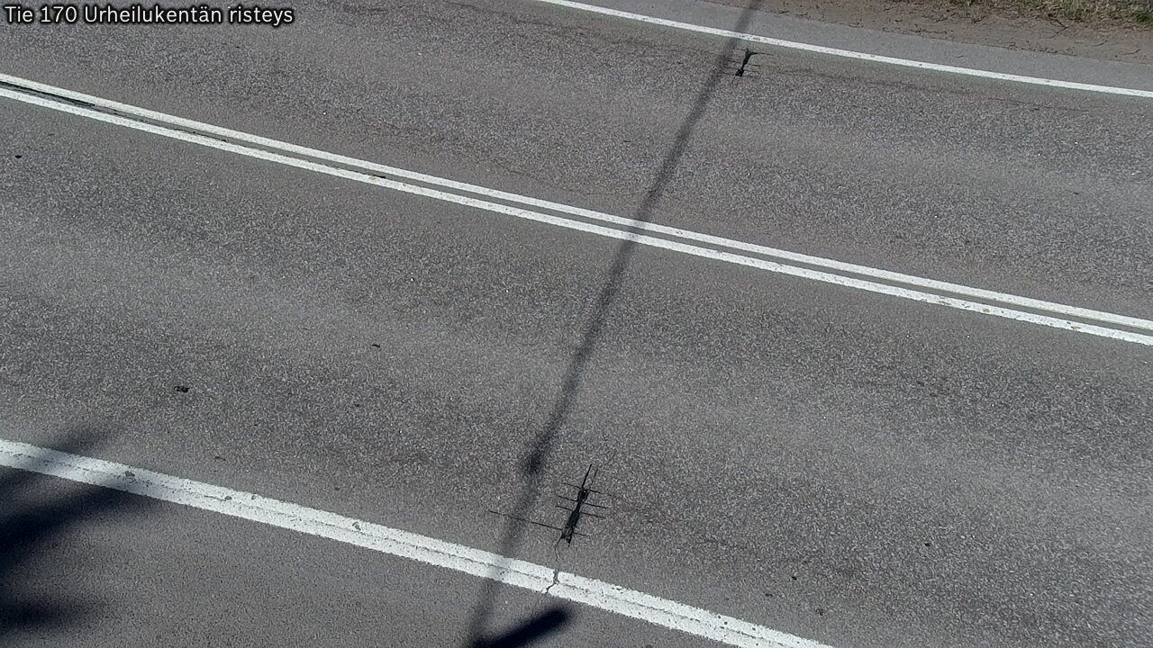 Weather Camera Image Väg 170 Vederlax Idrottsplatsen korsnin, Virolahti, Kymenlaakso