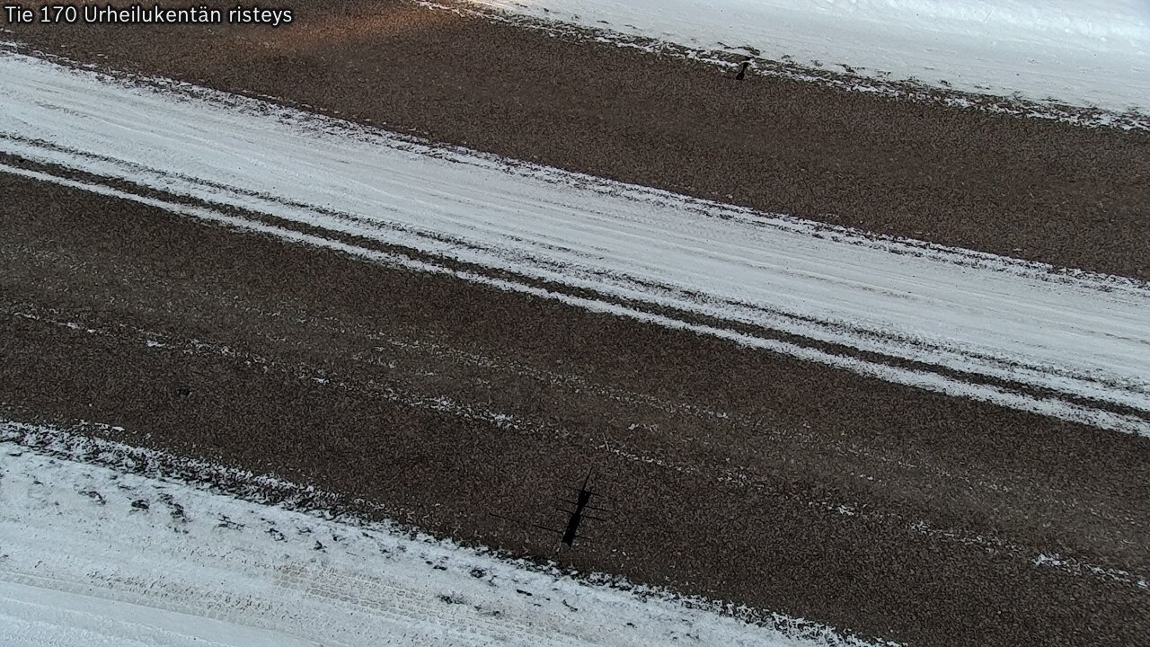 Weather Camera Image Väg 170 Vederlax Idrottsplatsen korsnin, Virolahti, Kymenlaakso