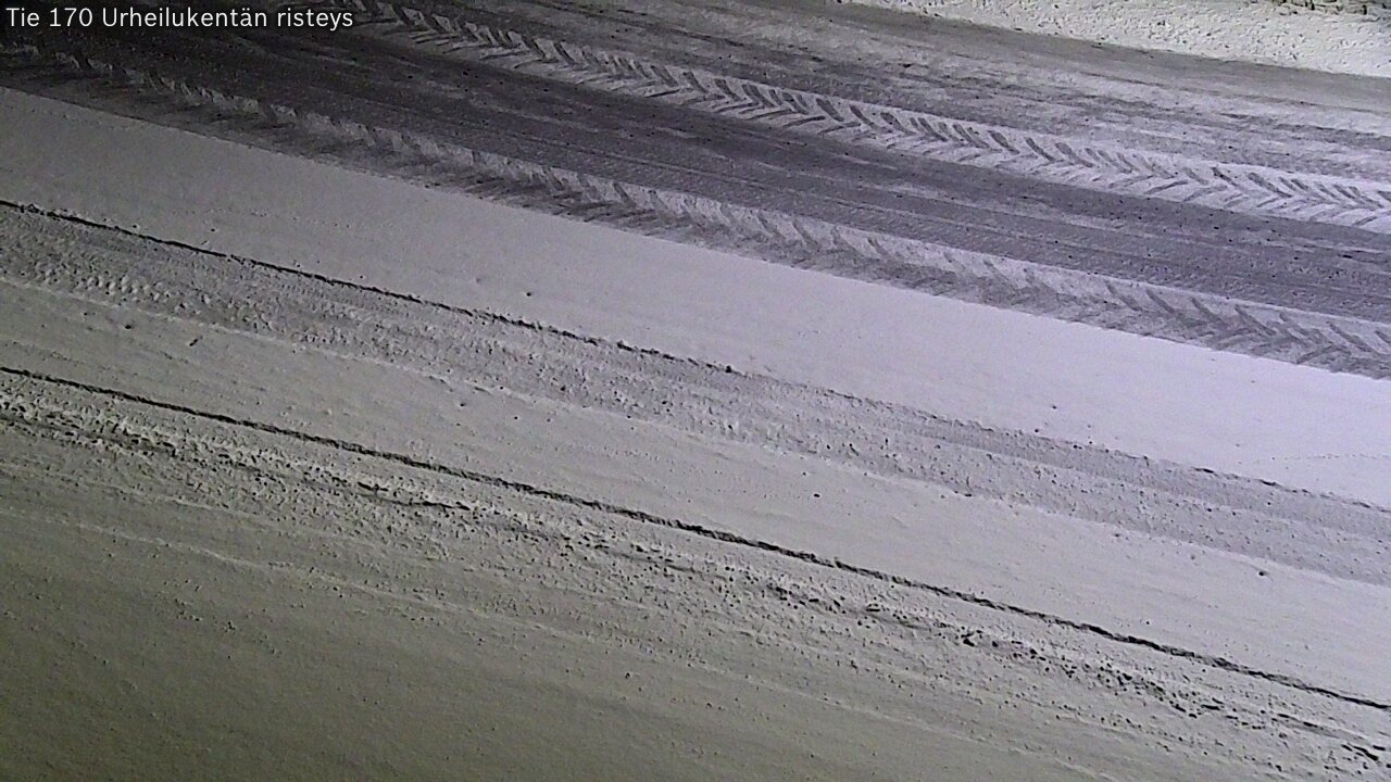 Weather Camera Image Väg 170 Vederlax Idrottsplatsen korsnin, Virolahti, Kymenlaakso