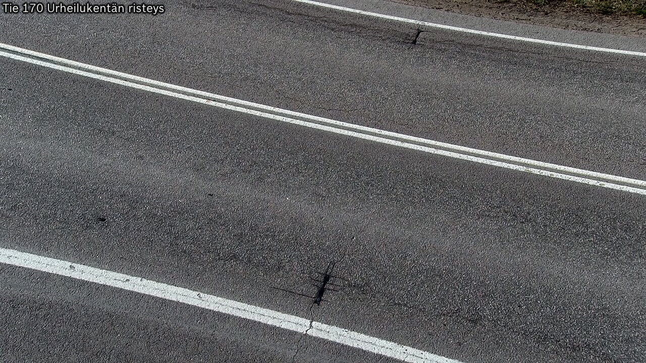 Weather Camera Image Väg 170 Vederlax Idrottsplatsen korsnin, Virolahti, Kymenlaakso