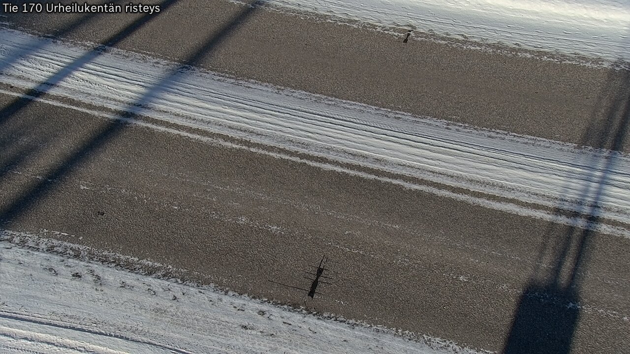 Weather Camera Image Väg 170 Vederlax Idrottsplatsen korsnin, Virolahti, Kymenlaakso