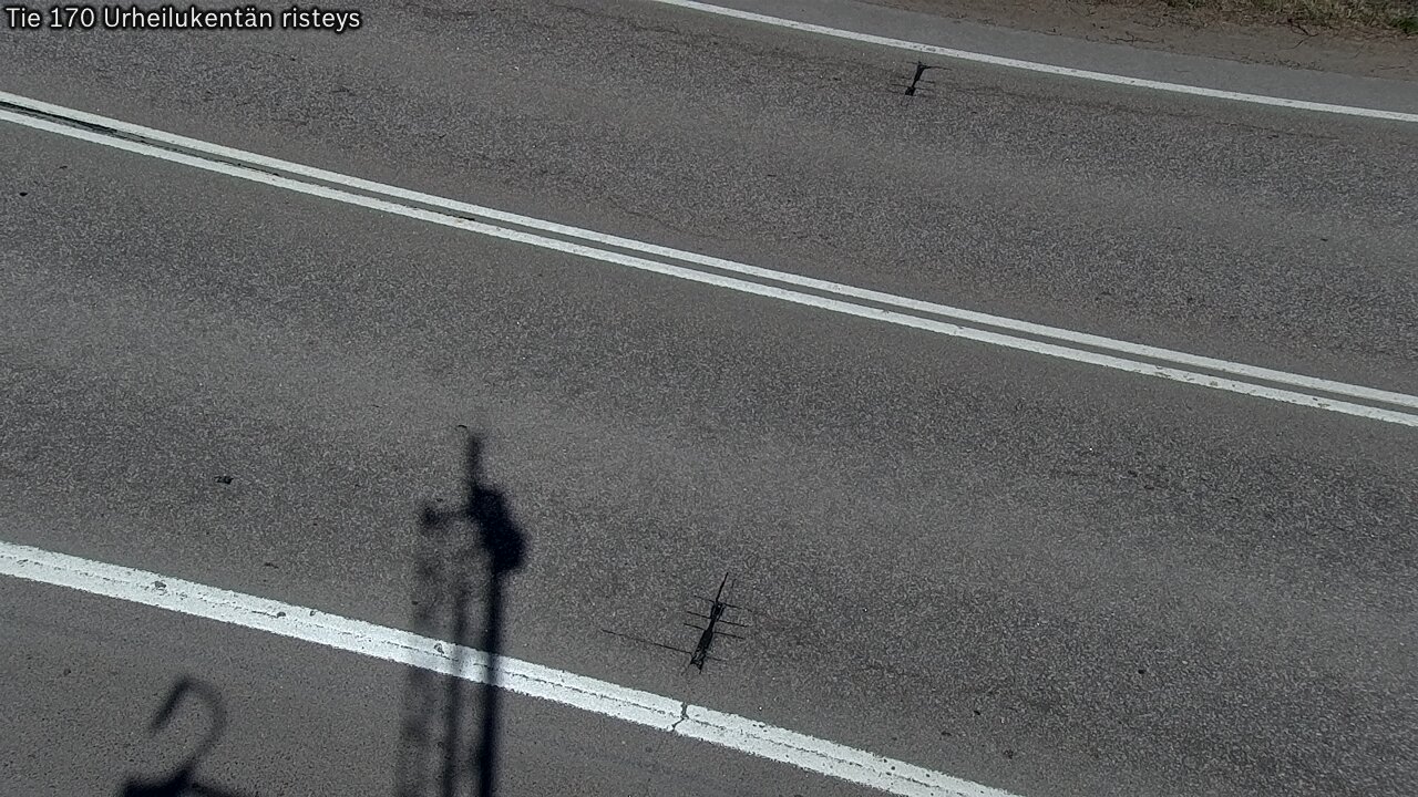 Weather Camera Image Väg 170 Vederlax Idrottsplatsen korsnin, Virolahti, Kymenlaakso