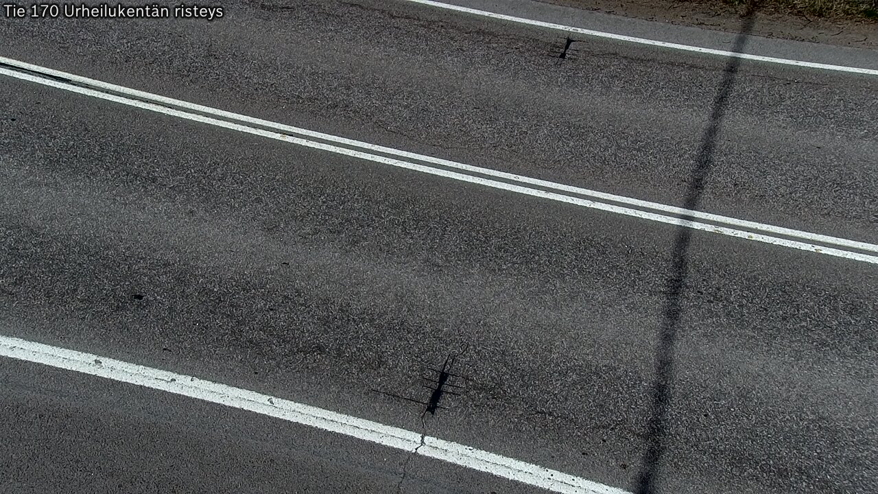 Weather Camera Image Väg 170 Vederlax Idrottsplatsen korsnin, Virolahti, Kymenlaakso