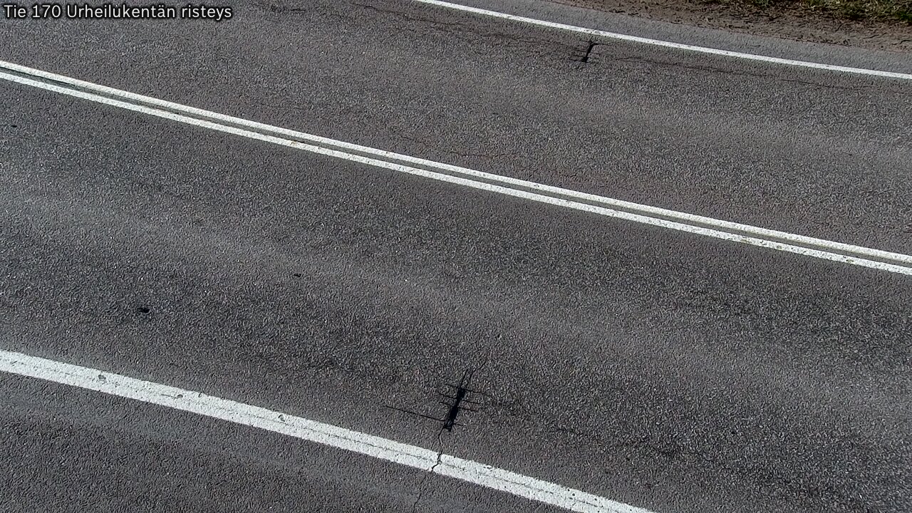 Weather Camera Image Väg 170 Vederlax Idrottsplatsen korsnin, Virolahti, Kymenlaakso