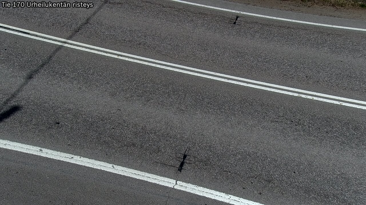 Weather Camera Image Väg 170 Vederlax Idrottsplatsen korsnin, Virolahti, Kymenlaakso