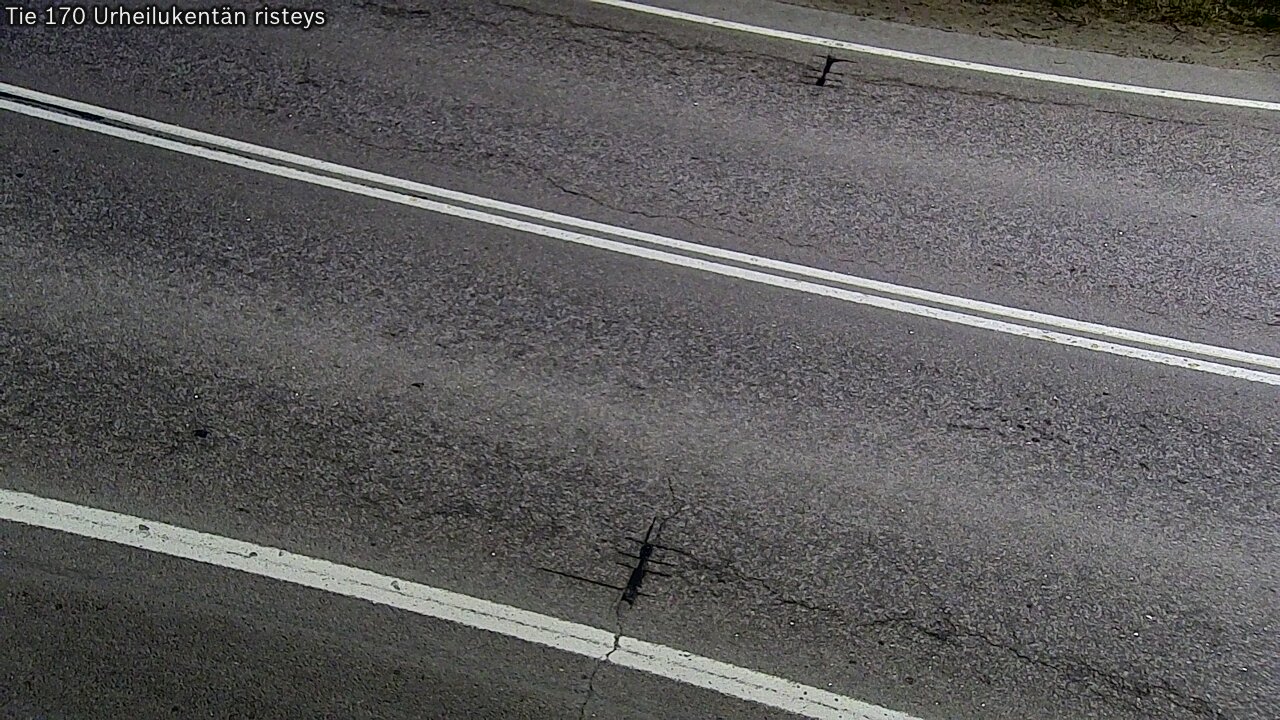 Weather Camera Image Väg 170 Vederlax Idrottsplatsen korsnin, Virolahti, Kymenlaakso