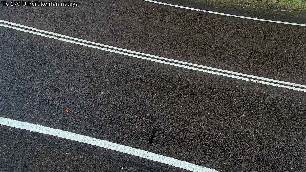 Weather Camera Image Väg 170 Vederlax Idrottsplatsen korsnin, Virolahti, Kymenlaakso