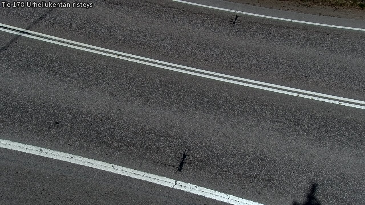 Weather Camera Image Väg 170 Vederlax Idrottsplatsen korsnin, Virolahti, Kymenlaakso
