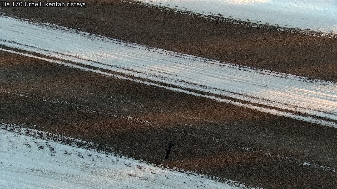 Weather Camera Image Väg 170 Vederlax Idrottsplatsen korsnin, Virolahti, Kymenlaakso