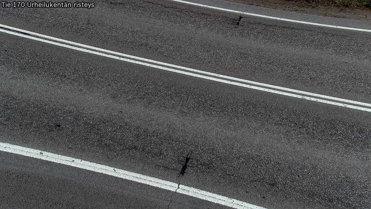 Weather Camera Image Väg 170 Vederlax Idrottsplatsen korsnin, Virolahti, Kymenlaakso