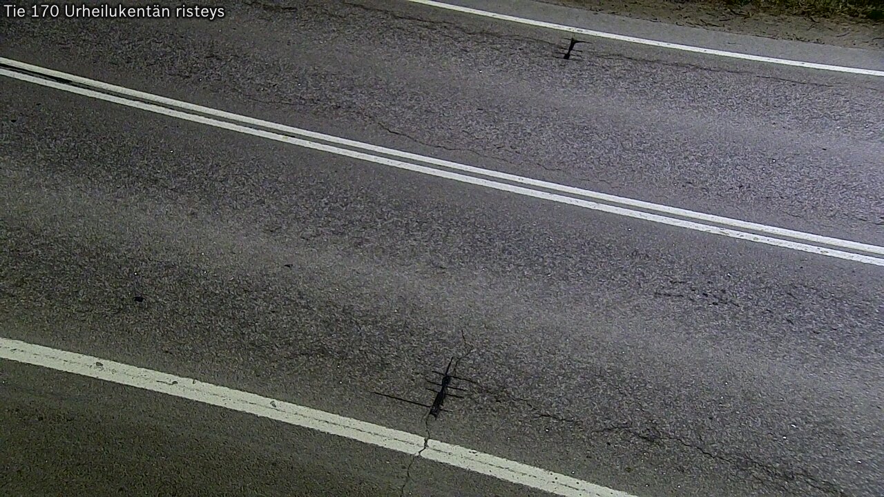 Weather Camera Image Väg 170 Vederlax Idrottsplatsen korsnin, Virolahti, Kymenlaakso