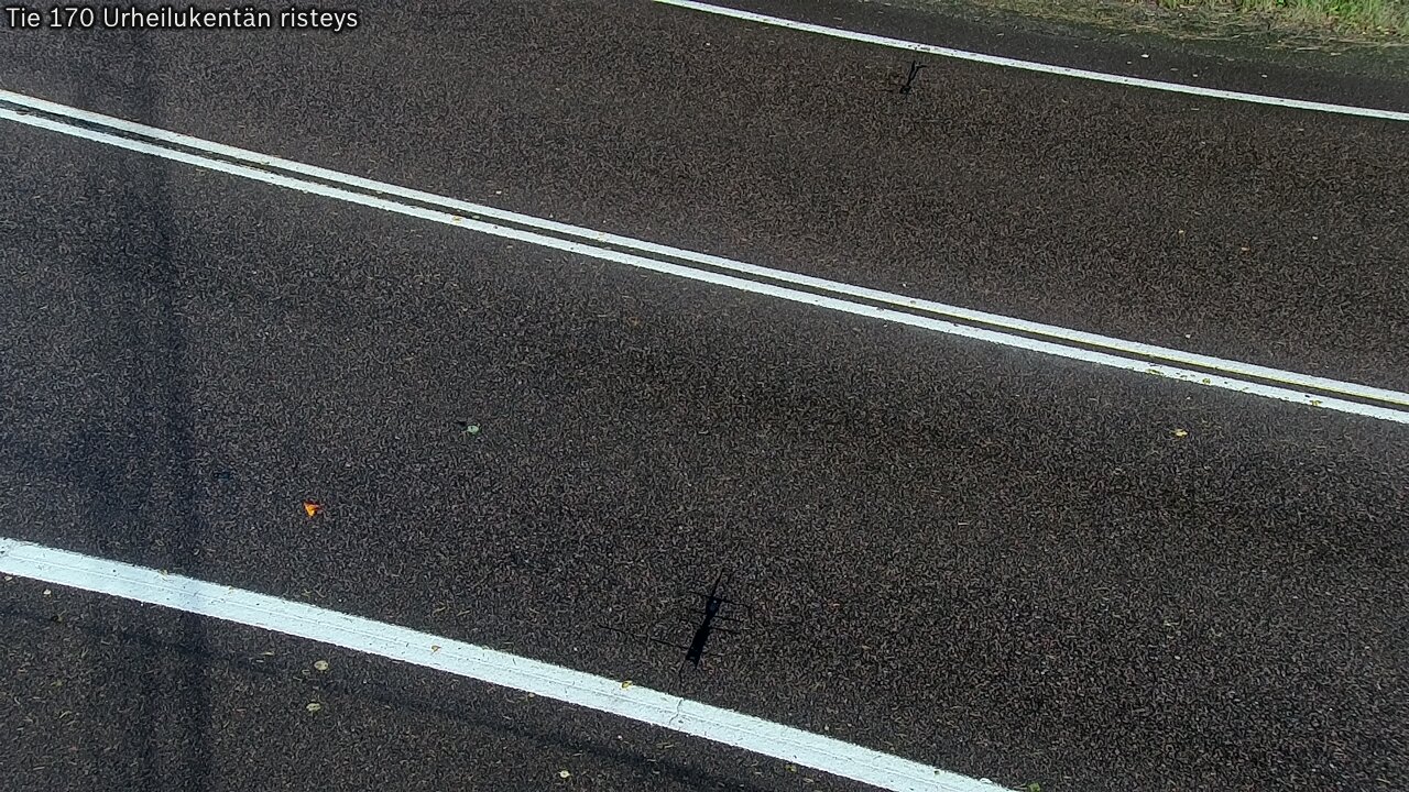 Weather Camera Image Väg 170 Vederlax Idrottsplatsen korsnin, Virolahti, Kymenlaakso
