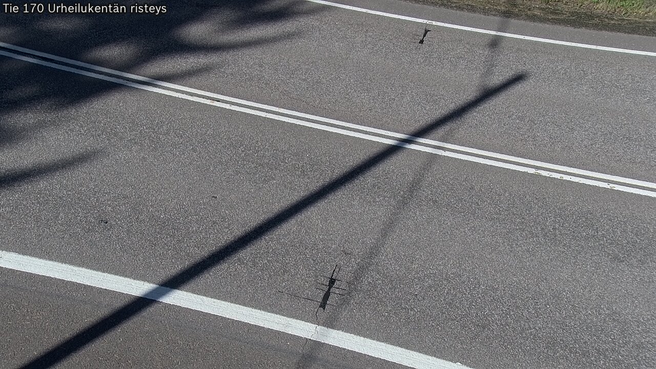 Weather Camera Image Väg 170 Vederlax Idrottsplatsen korsnin, Virolahti, Kymenlaakso
