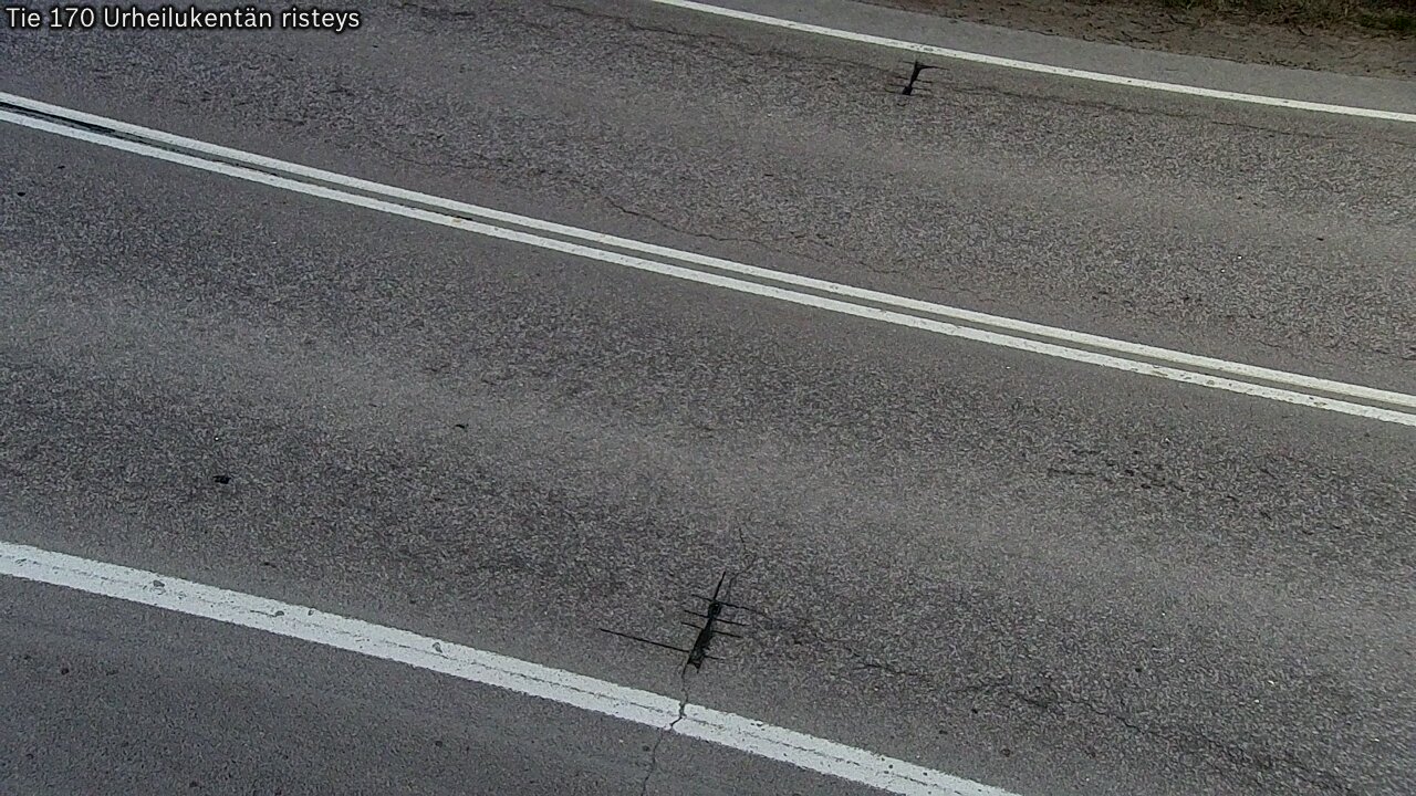 Weather Camera Image Väg 170 Vederlax Idrottsplatsen korsnin, Virolahti, Kymenlaakso