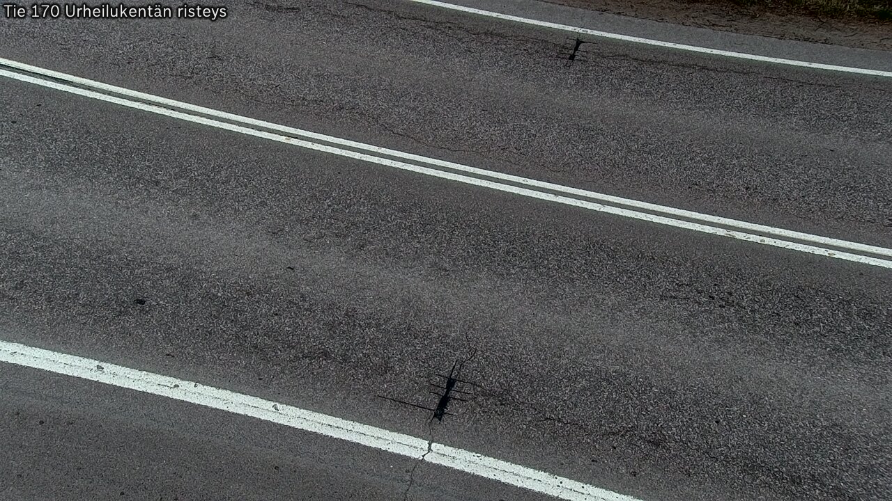 Weather Camera Image Väg 170 Vederlax Idrottsplatsen korsnin, Virolahti, Kymenlaakso