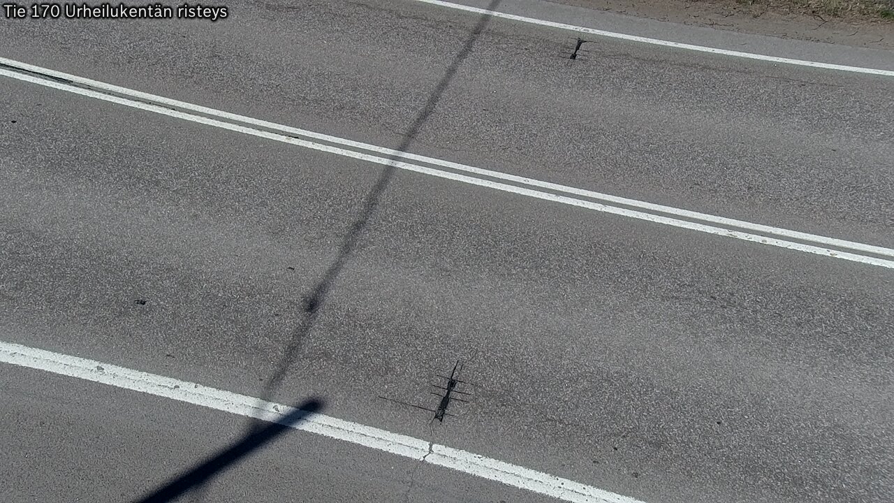 Weather Camera Image Väg 170 Vederlax Idrottsplatsen korsnin, Virolahti, Kymenlaakso