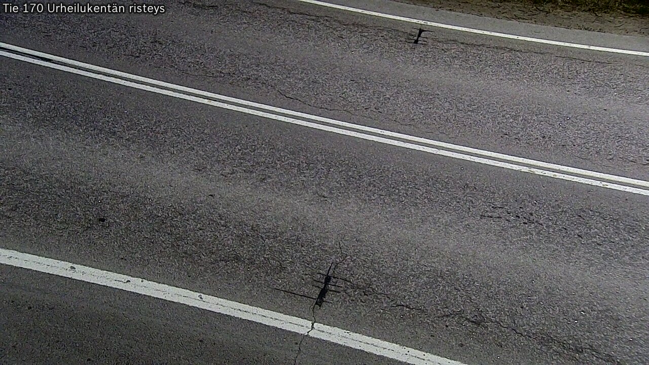 Weather Camera Image Väg 170 Vederlax Idrottsplatsen korsnin, Virolahti, Kymenlaakso