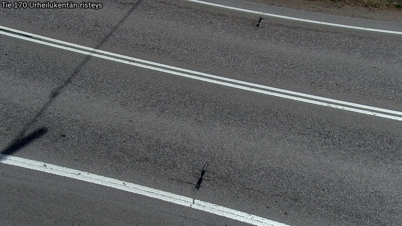 Weather Camera Image Väg 170 Vederlax Idrottsplatsen korsnin, Virolahti, Kymenlaakso