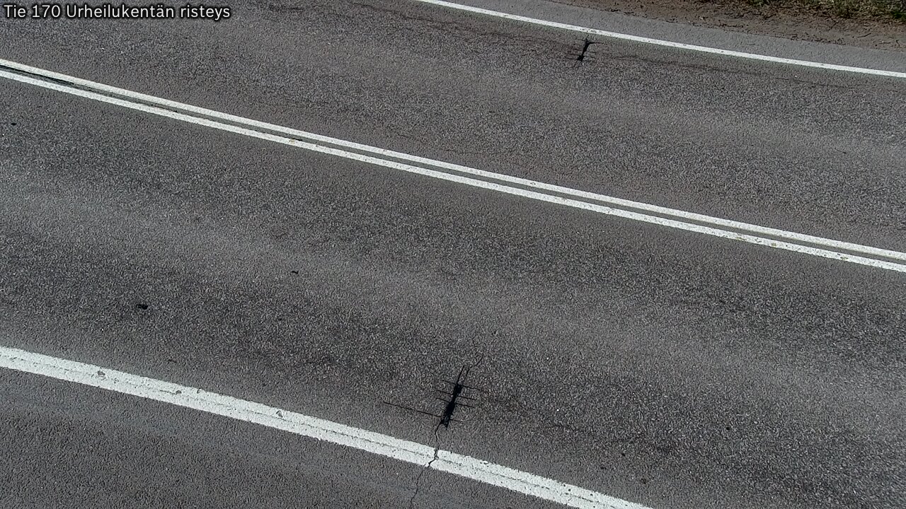 Weather Camera Image Väg 170 Vederlax Idrottsplatsen korsnin, Virolahti, Kymenlaakso
