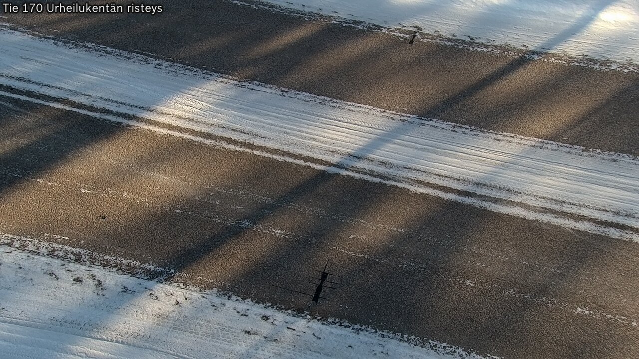 Weather Camera Image Väg 170 Vederlax Idrottsplatsen korsnin, Virolahti, Kymenlaakso