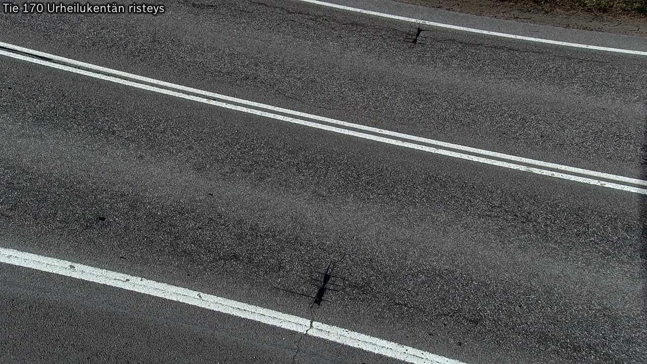 Weather Camera Image Väg 170 Vederlax Idrottsplatsen korsnin, Virolahti, Kymenlaakso