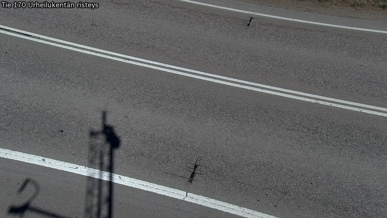 Weather Camera Image Väg 170 Vederlax Idrottsplatsen korsnin, Virolahti, Kymenlaakso