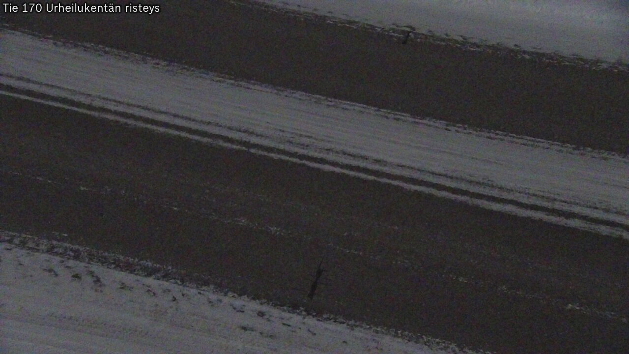 Weather Camera Image Väg 170 Vederlax Idrottsplatsen korsnin, Virolahti, Kymenlaakso