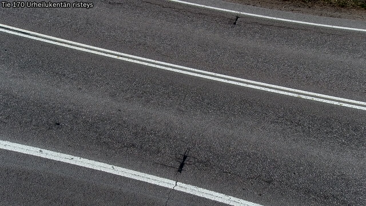 Weather Camera Image Väg 170 Vederlax Idrottsplatsen korsnin, Virolahti, Kymenlaakso