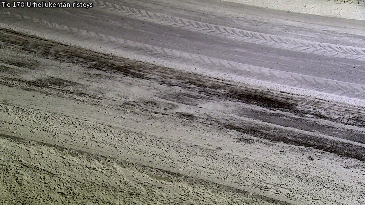 Weather Camera Image Väg 170 Vederlax Idrottsplatsen korsnin, Virolahti, Kymenlaakso