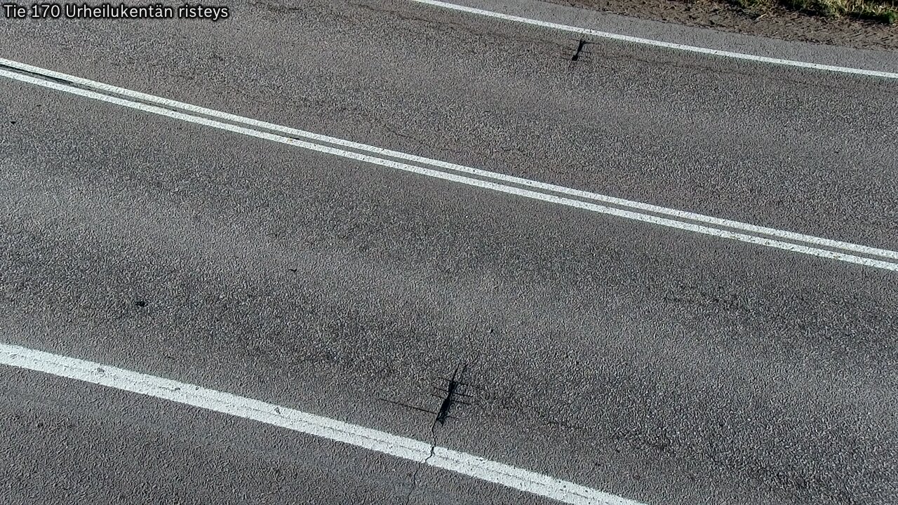 Weather Camera Image Väg 170 Vederlax Idrottsplatsen korsnin, Virolahti, Kymenlaakso