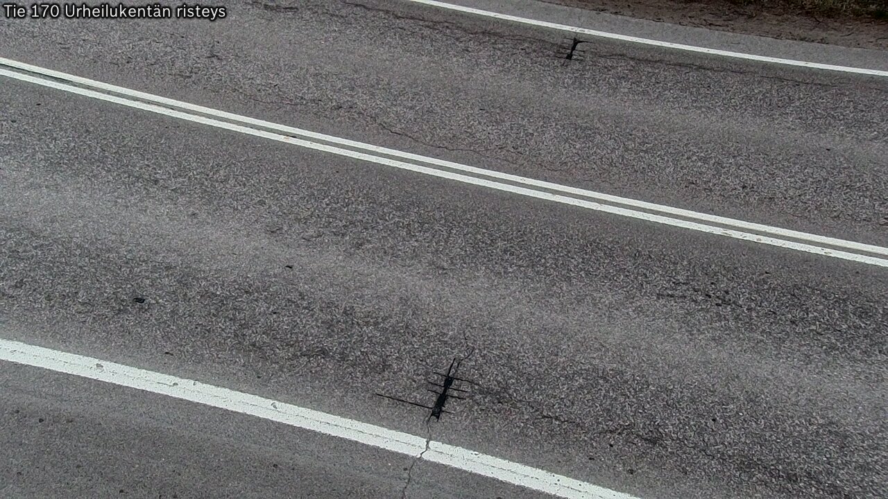 Weather Camera Image Väg 170 Vederlax Idrottsplatsen korsnin, Virolahti, Kymenlaakso
