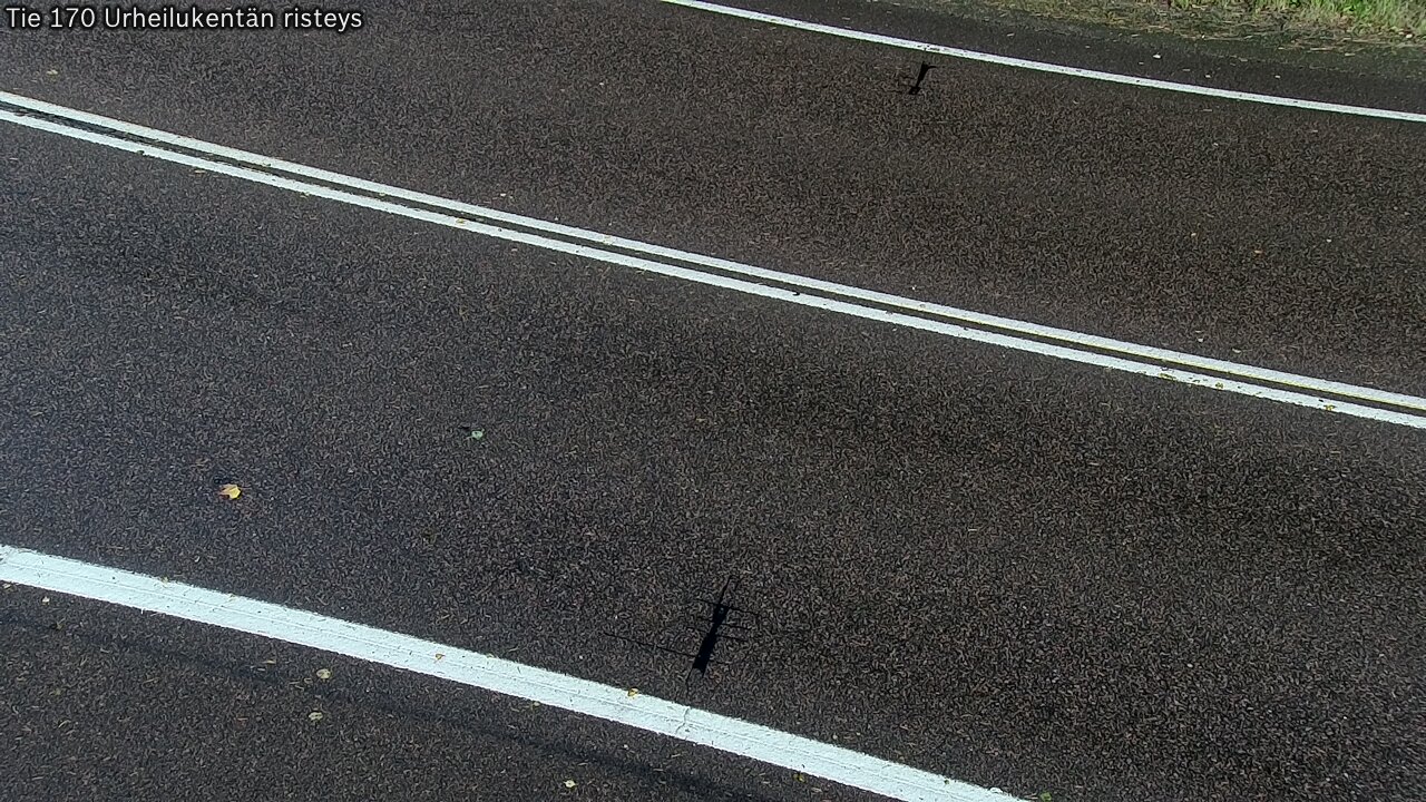 Weather Camera Image Väg 170 Vederlax Idrottsplatsen korsnin, Virolahti, Kymenlaakso